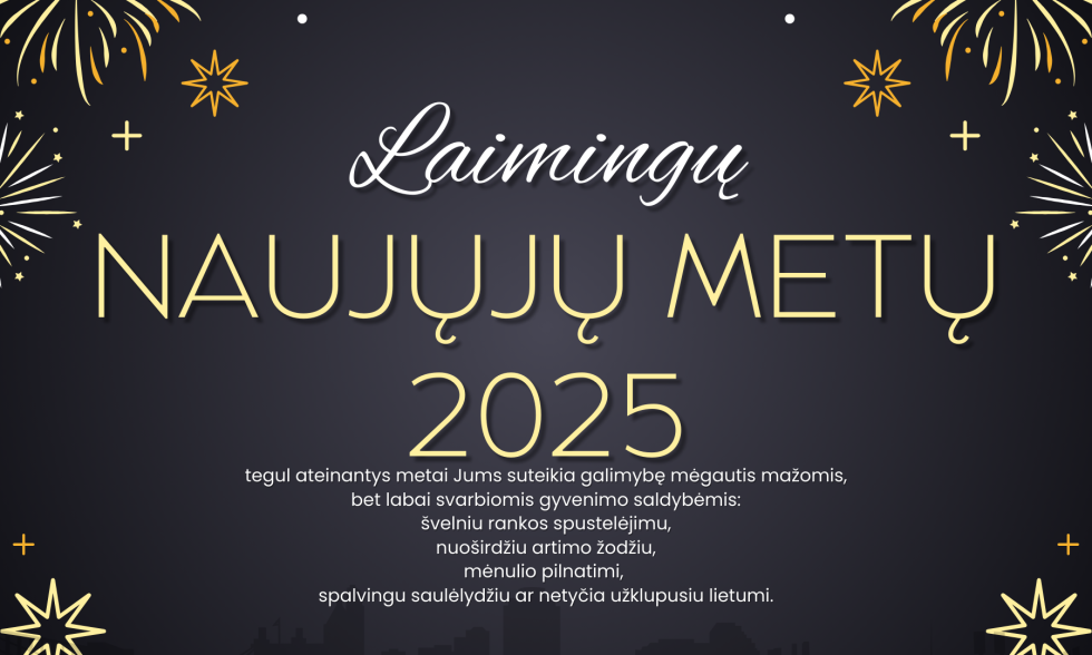 Laimingų Naujųjų metų!